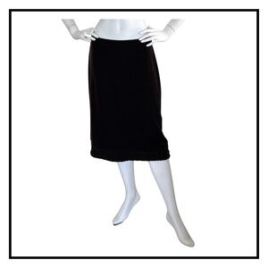 Bruno Duluc Micro Velvet Skirt